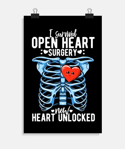 Poster open heart surgery survivor cardiac att