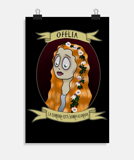 Poster ophélie