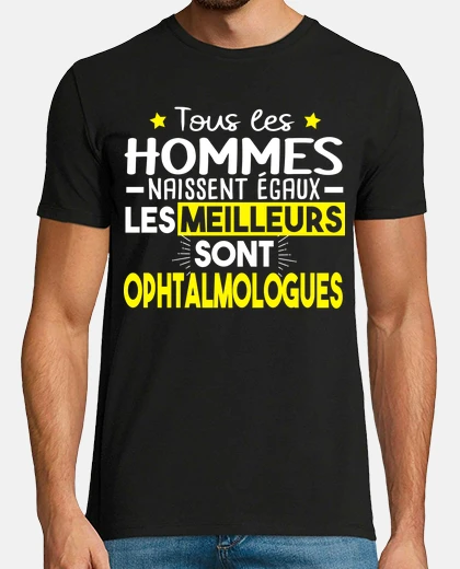 Tee-shirt Ophtalmologue Lunettes Métier Myopie