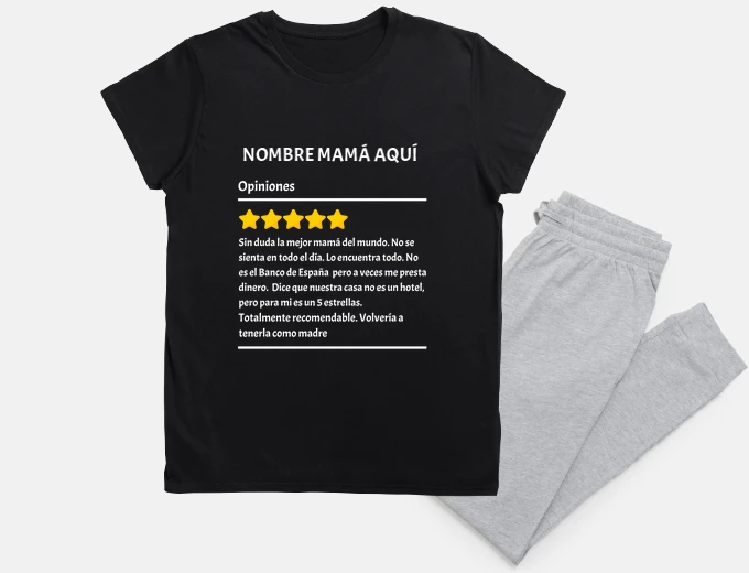 Pijama opinion mama nombre personalizable