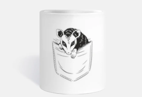 opossum, cacca, dieta, tasca dell&#39;opossum, carino in tasca,6