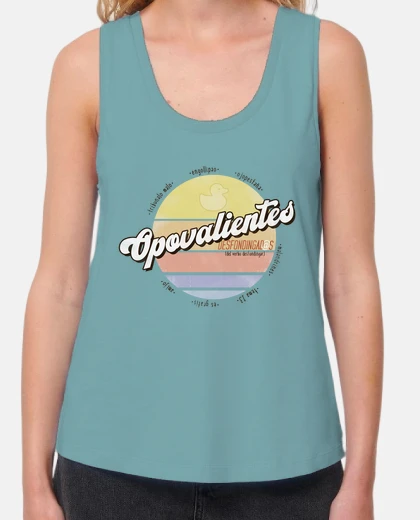 Camiseta Opovaliente Desfondingá - chica - tirantes