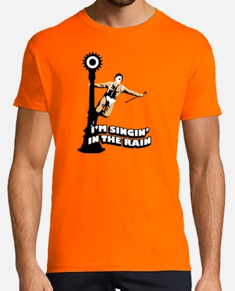 T shirt orange outlet mecanique