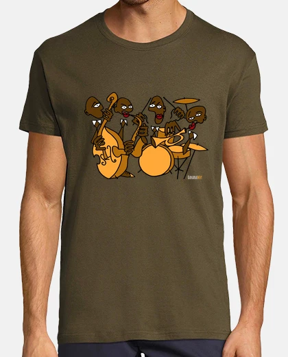 Tee-shirt orchestre de jazz de la banane