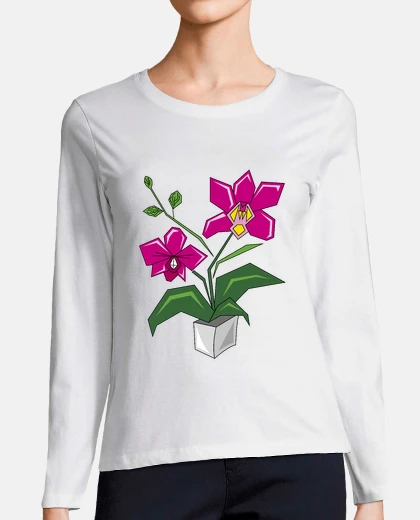 Tee-shirt orchidée