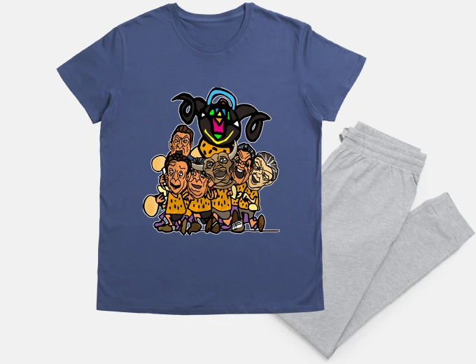 Pyjama oreretako buruhaundiak