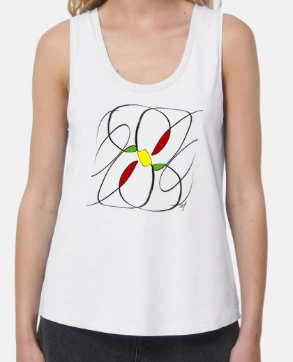 T-shirt organic flower