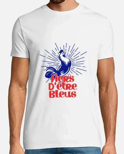 T-shirt orgoglioso di essere blu / sport / calc