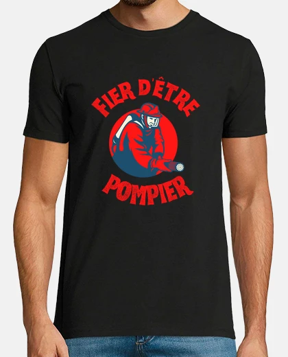 T-shirt orgoglioso di essere un vigile del fuoco