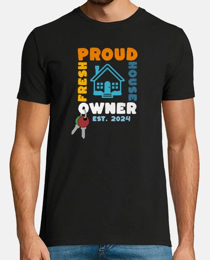 T-shirt orgoglioso nuovo proprietario di casa 2