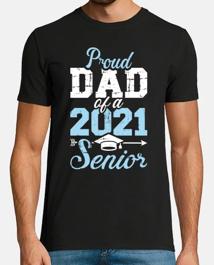 Playera orgulloso padre clase de 2021 senior