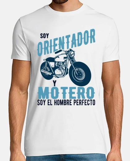 Camiseta orientador y motero