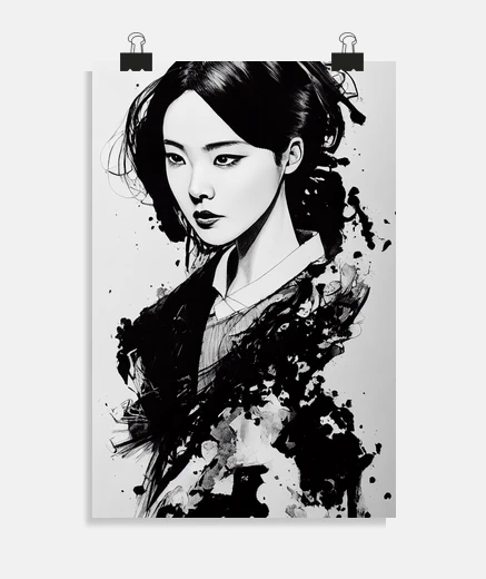 Poster oriental girl 2