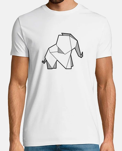 T-shirt origami elephant