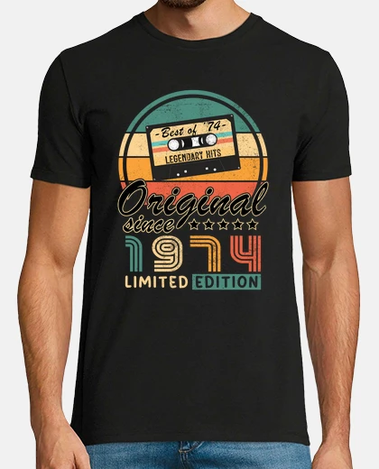 Playera original 1974 50th birthday gift
