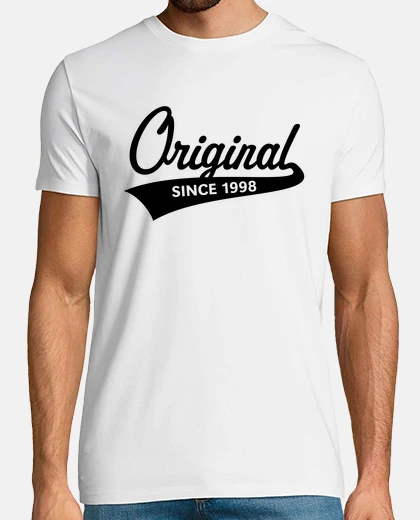Camiseta original desde 1998 - cumpleaños - negr