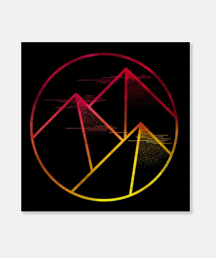 Wall original design pyramid
