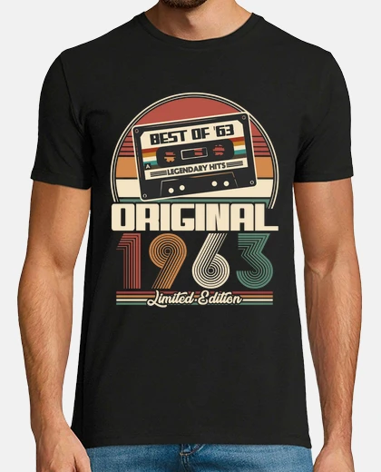 T-shirt originale 1963 60esimo compleanno