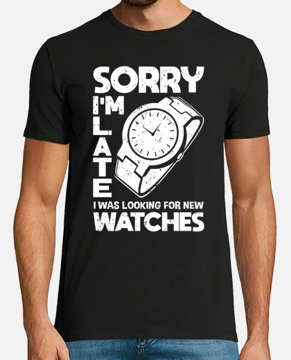 T-shirt orologio da collezione orologeria