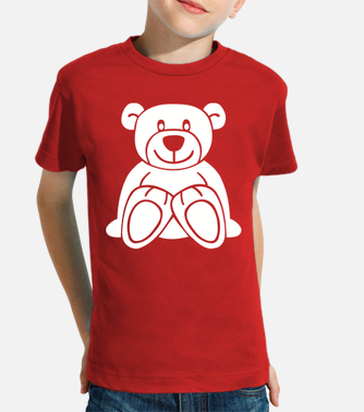 T-shirt bambino orsacchiotto di peluche