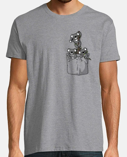 T-shirt orsi tasca koala