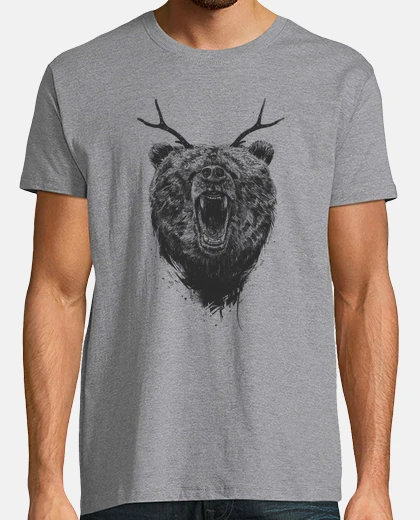 T-shirt orso arrabbiato