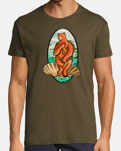 T-shirt orso botticelli. t-shirt di base