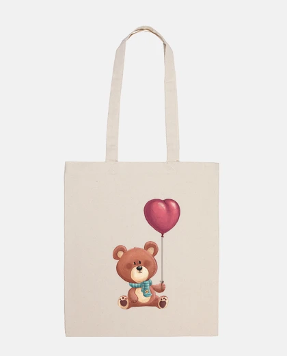 Borsa orso con palloncino