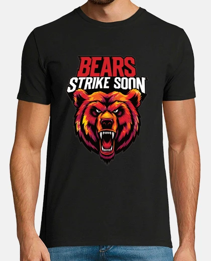T-shirt orso del mercato azionario