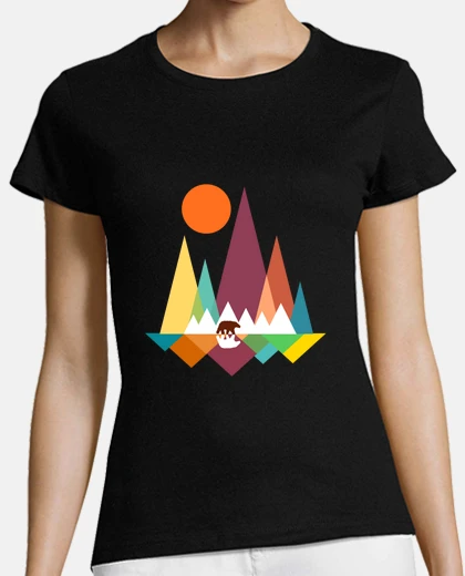 T-shirt orso di montagna