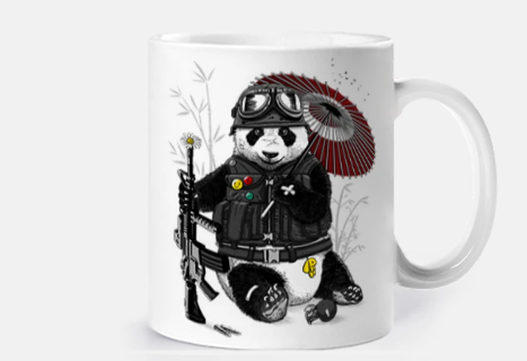 Tazza orso panda militare