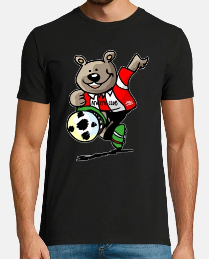 T-shirt orso txurigorri