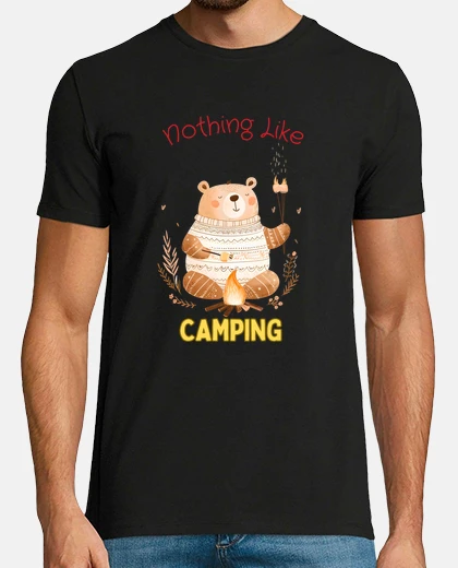 Playera Oso Bohemio de Campamento