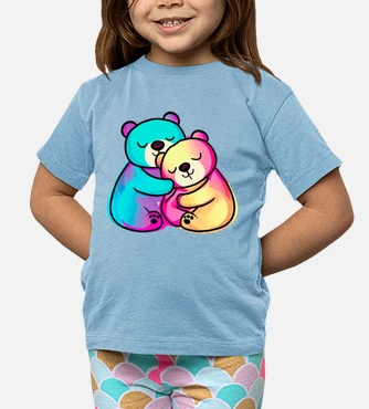 Camiseta ninos osos amorosos madre e hijo. laTostadora