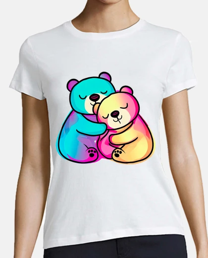 Camiseta Osos amorosos madre e hijo cute