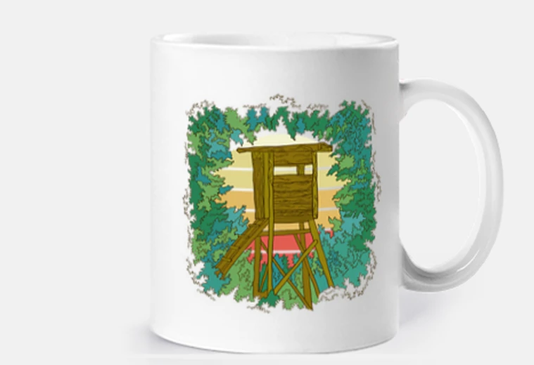 Tazza osservare gli uccelli, personalizzabile, coppa, osservatorio, visita a