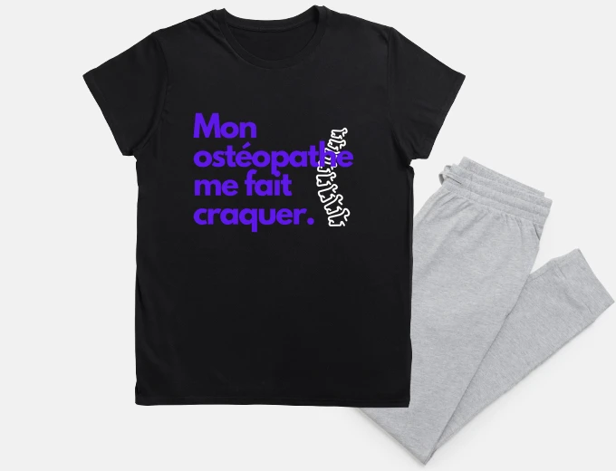Pyjama osteopath physiotherapist humor