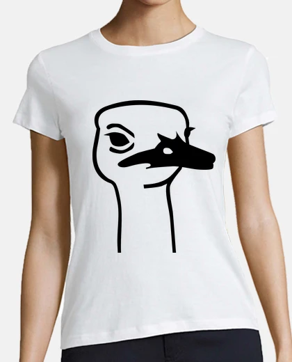 T-shirt Ostrich head