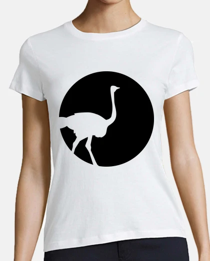 T-shirt Ostrich moon