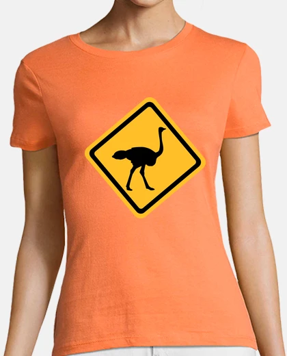 T-shirt Ostrich street sign