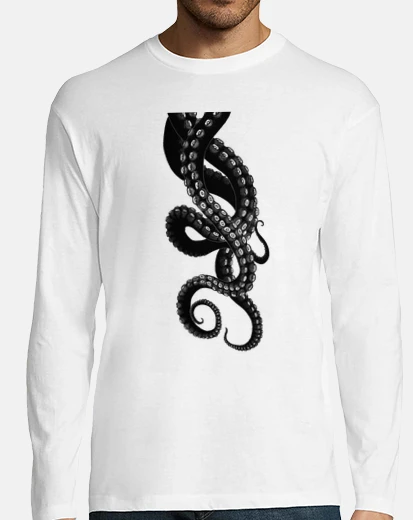 T-shirt ottenere kraken a maniche lunghe t-shirt