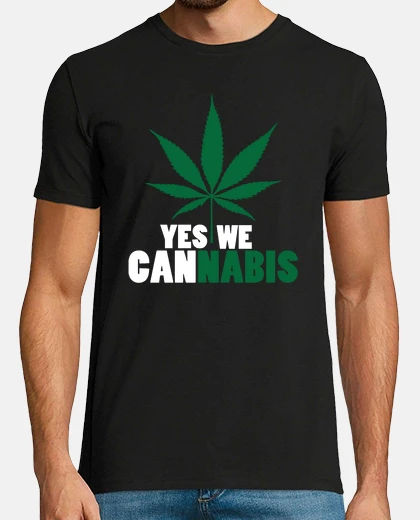 Tee-shirt oui nous cannabis homme