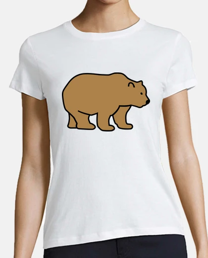 Tee-shirt ours brun