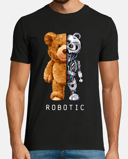Tee-shirt ours en ours robotique ours robot terminator robotique geek