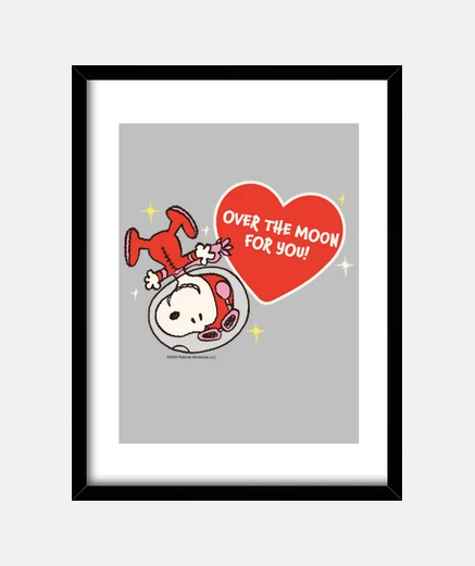 Cadre ours ours astronaute snoopy