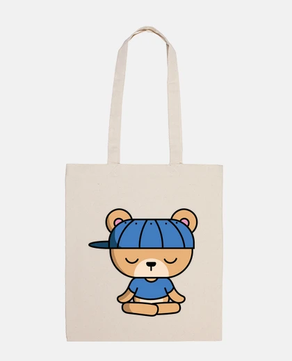 Sac ourson casual tenue decontractée ours  sac de plage vacances fourre-tout