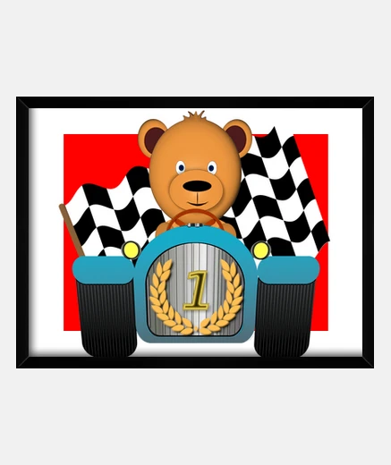 Cadre Ourson champion course auto