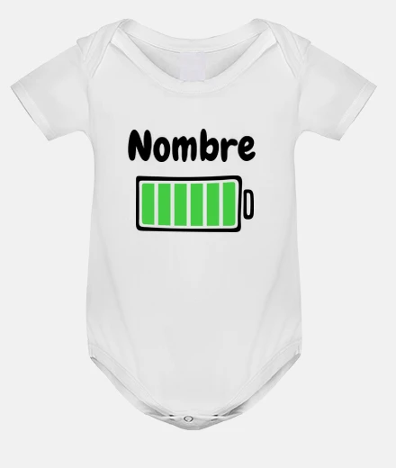 out of batteries baby personalize it