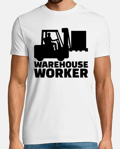 Tee-shirt ouvrier d'entrepôt