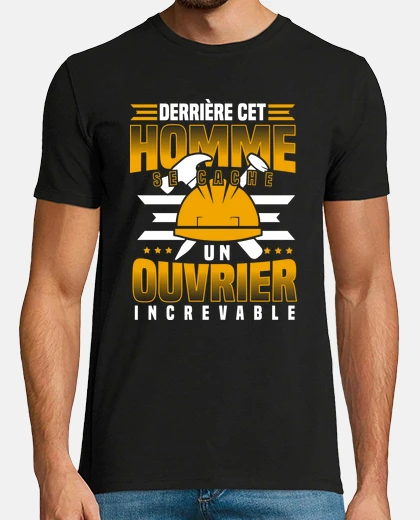 Tee-shirt Ouvrier humoristique chantier